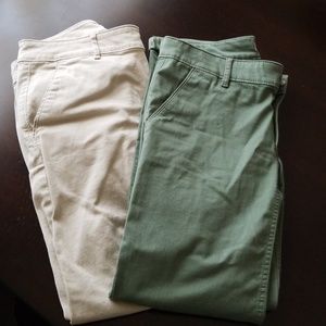Loft girlfriend chino pants